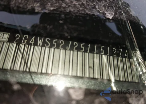 2005 Buick Century from USA, damaged, VIN 2G4WS52J251151274